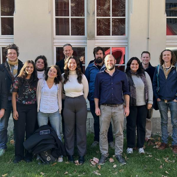 a group photo of the members of the Sharott Lab