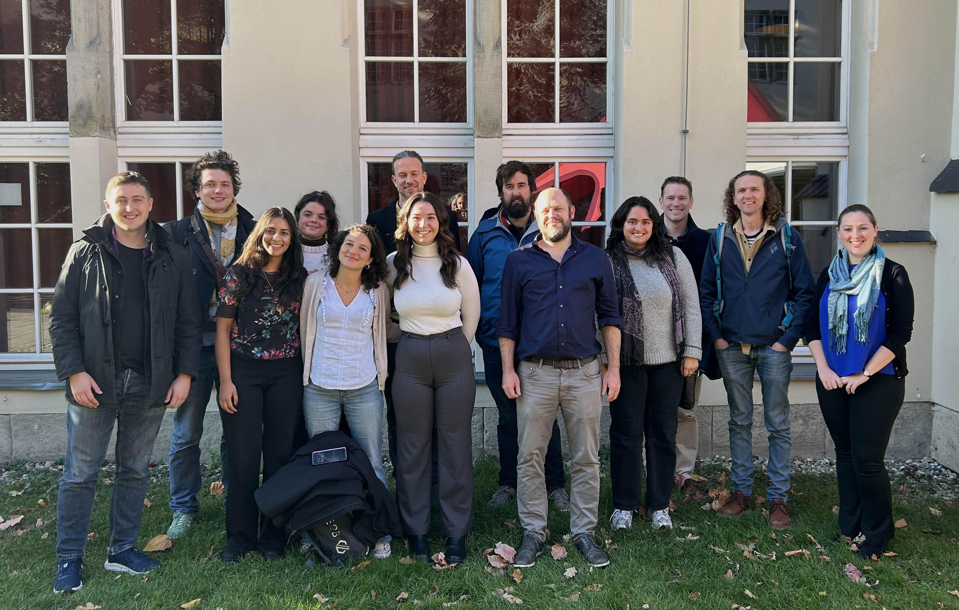 a group photo of the members of the Sharott Lab