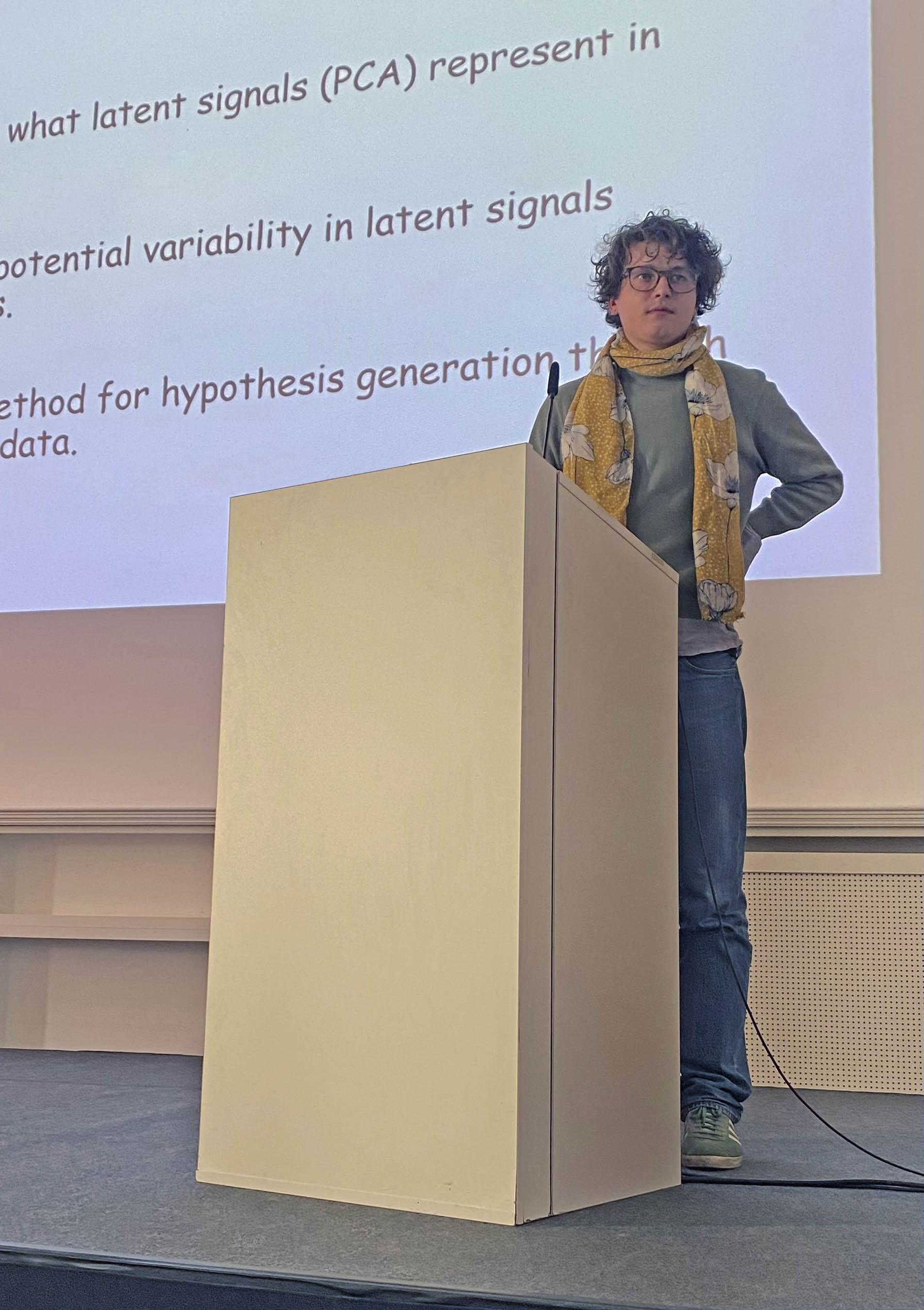 DPhil student Miklos Kralik.